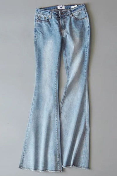 Calça Jeans Flare