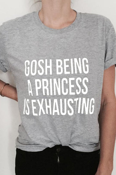 Camiseta Exhausted Princess